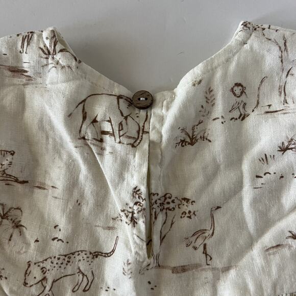 NEW Rylee + Cru Jolene Dress In Safari Toile - Picture 11 of 11